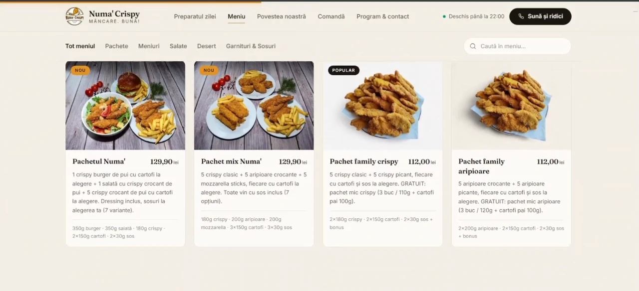 Numa' Crispy, screenshot 2